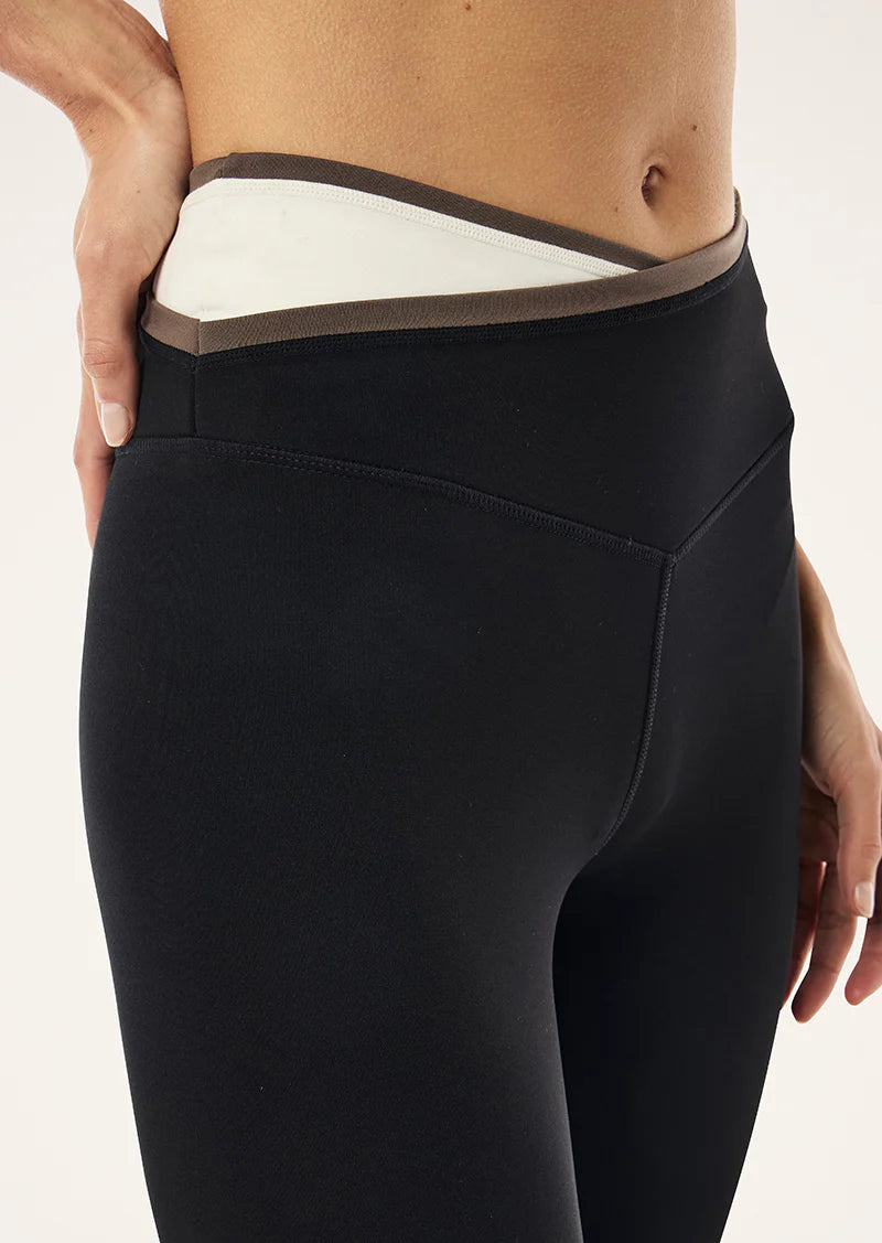 Status Full Length Legging - Black/Walnut