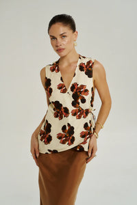 Wrap Vest - Butter Fleur