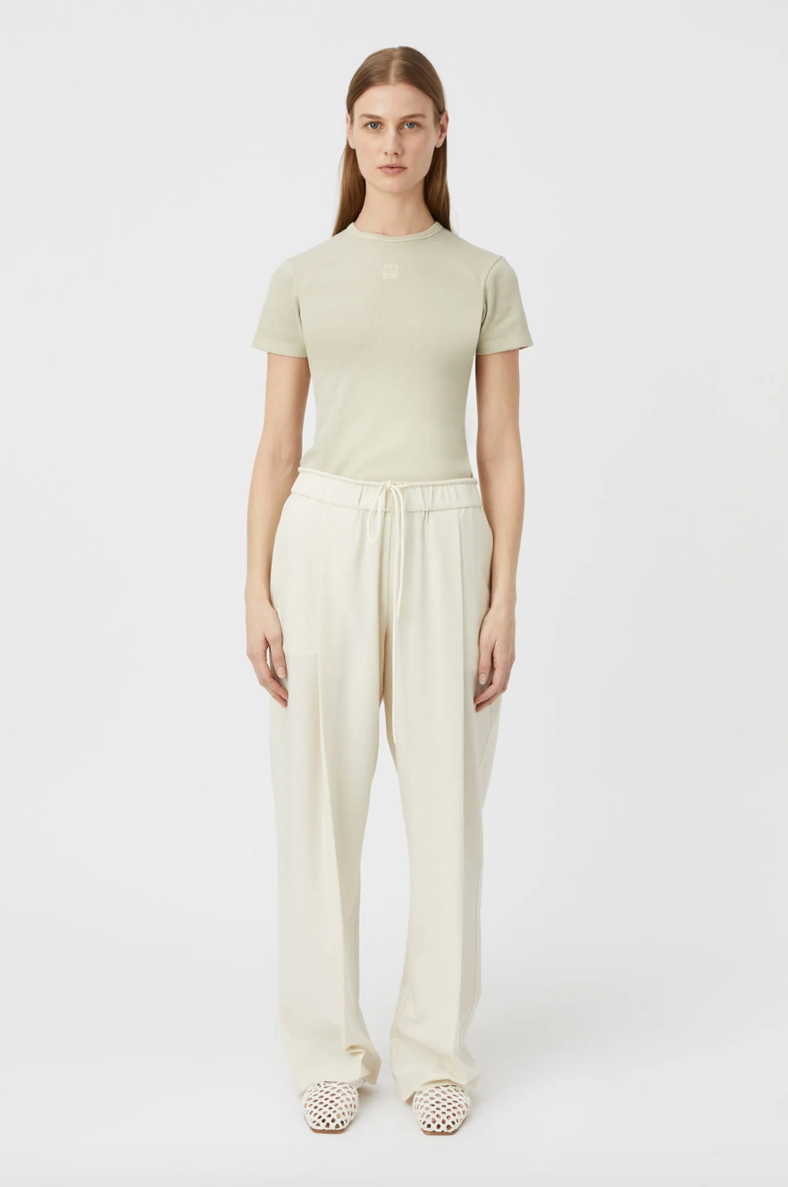 Abel Fitted Tee - Alabaster