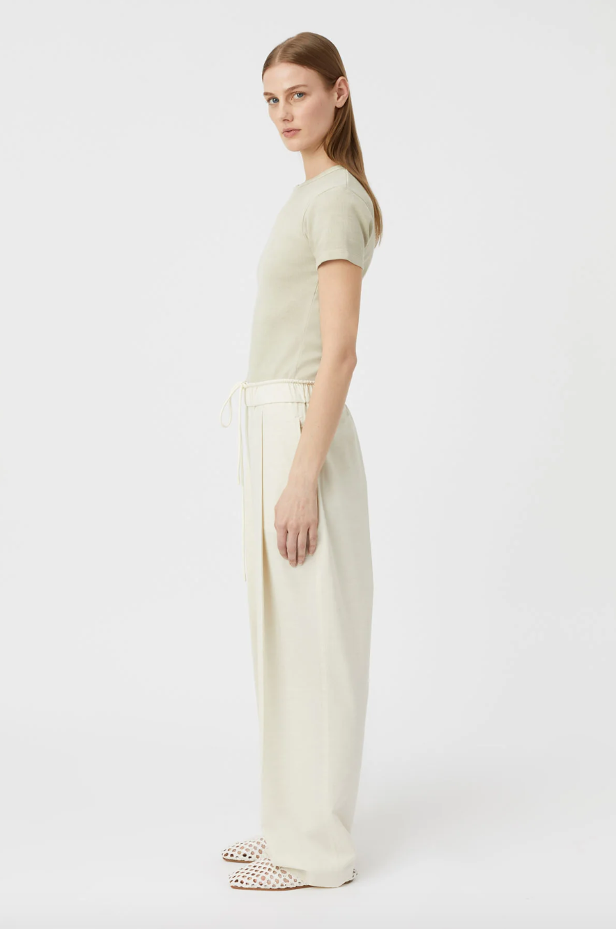Abel Fitted Tee - Alabaster