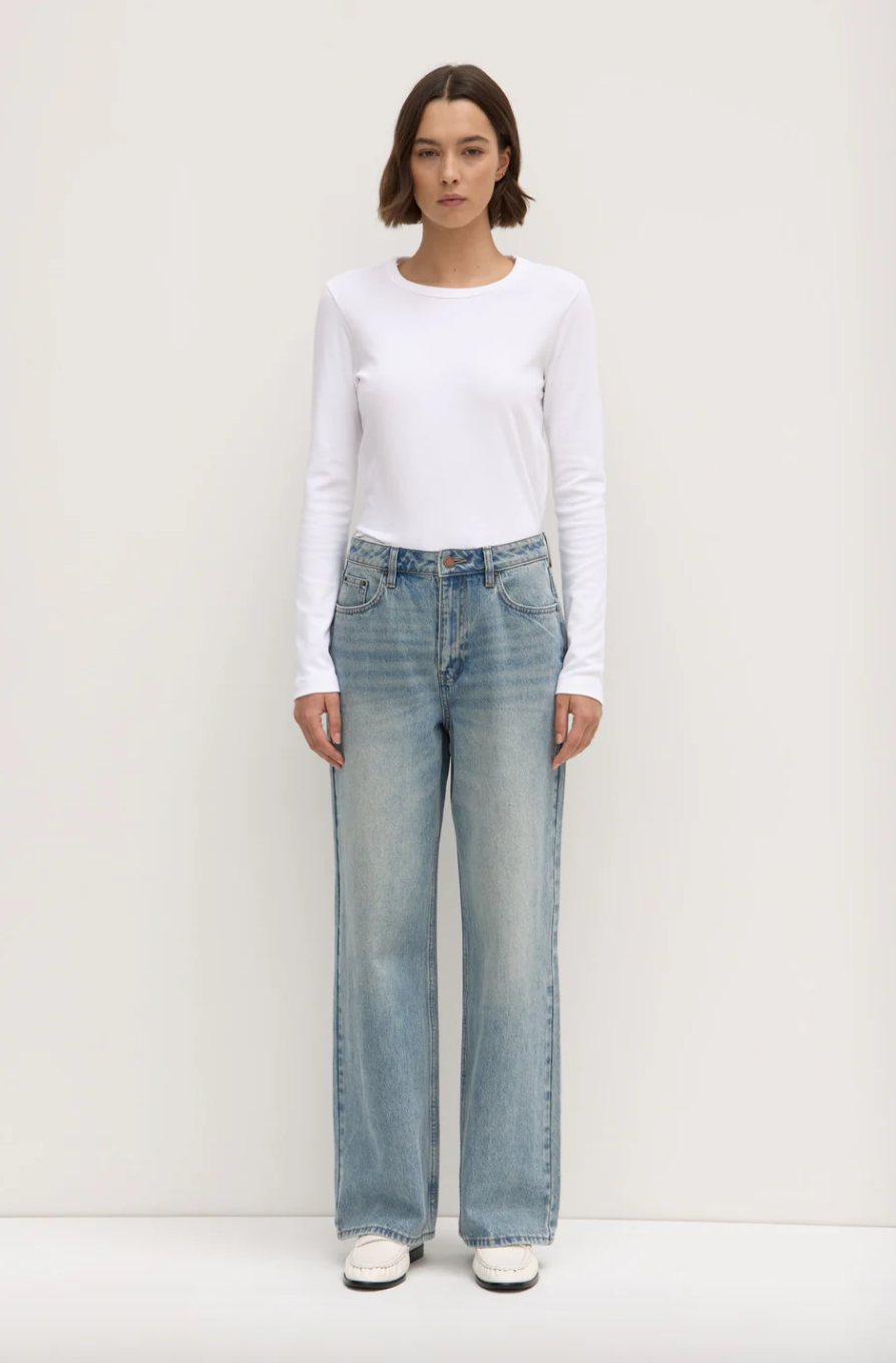 Womens Relaxed Jean - Indigo Fade