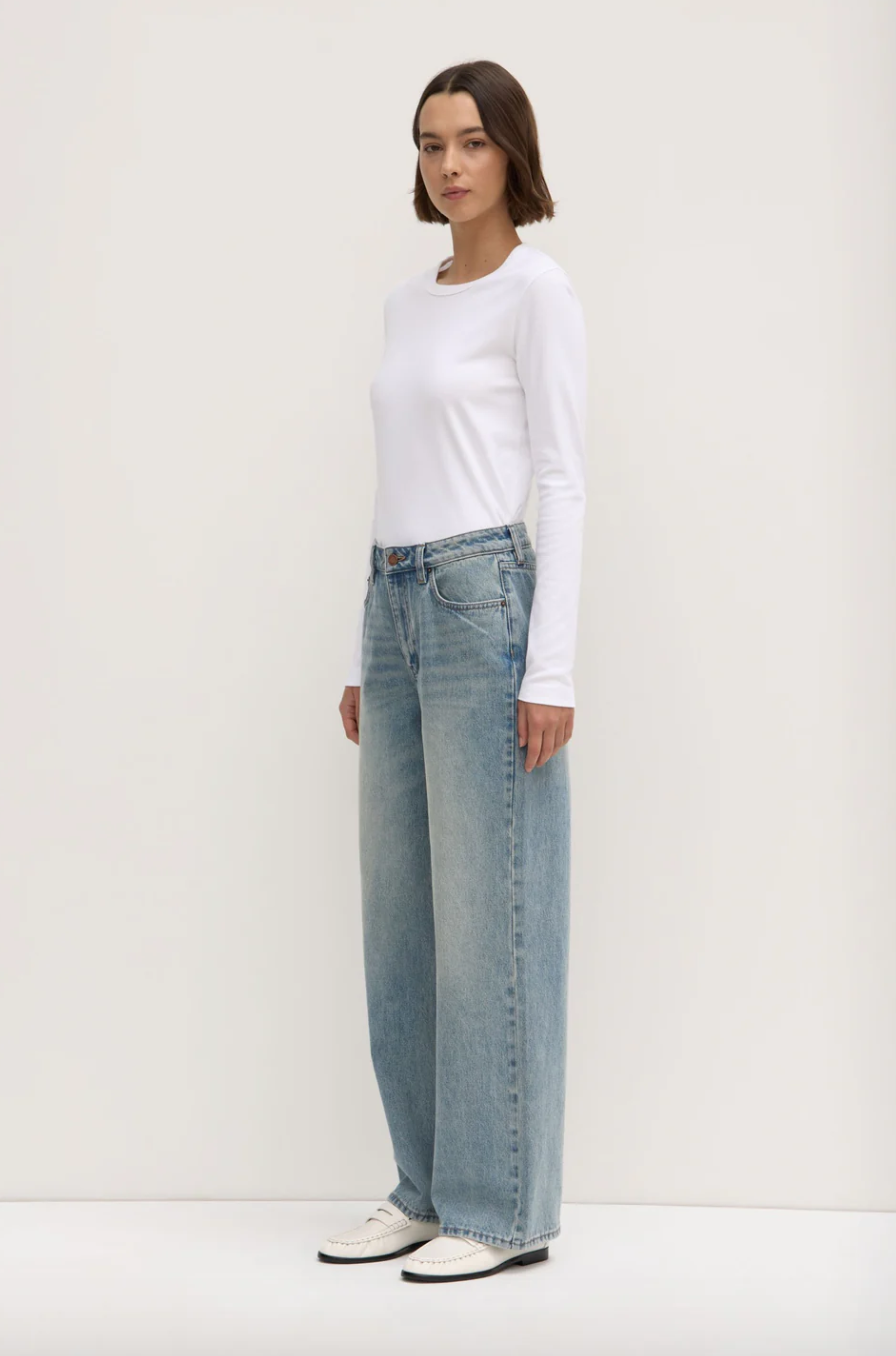 Womens Relaxed Jean - Indigo Fade