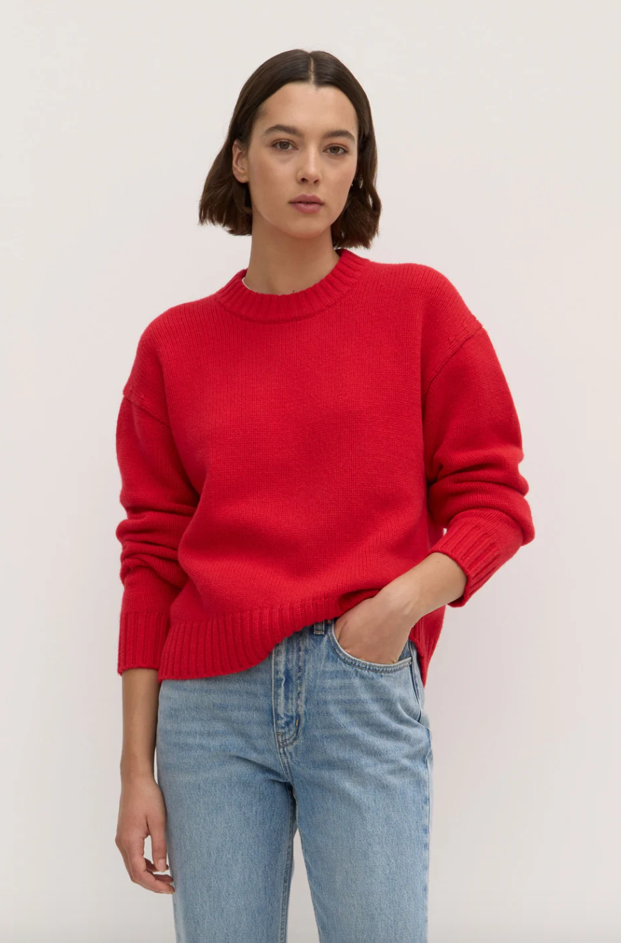 Beau Wool Merino Knit - Goji