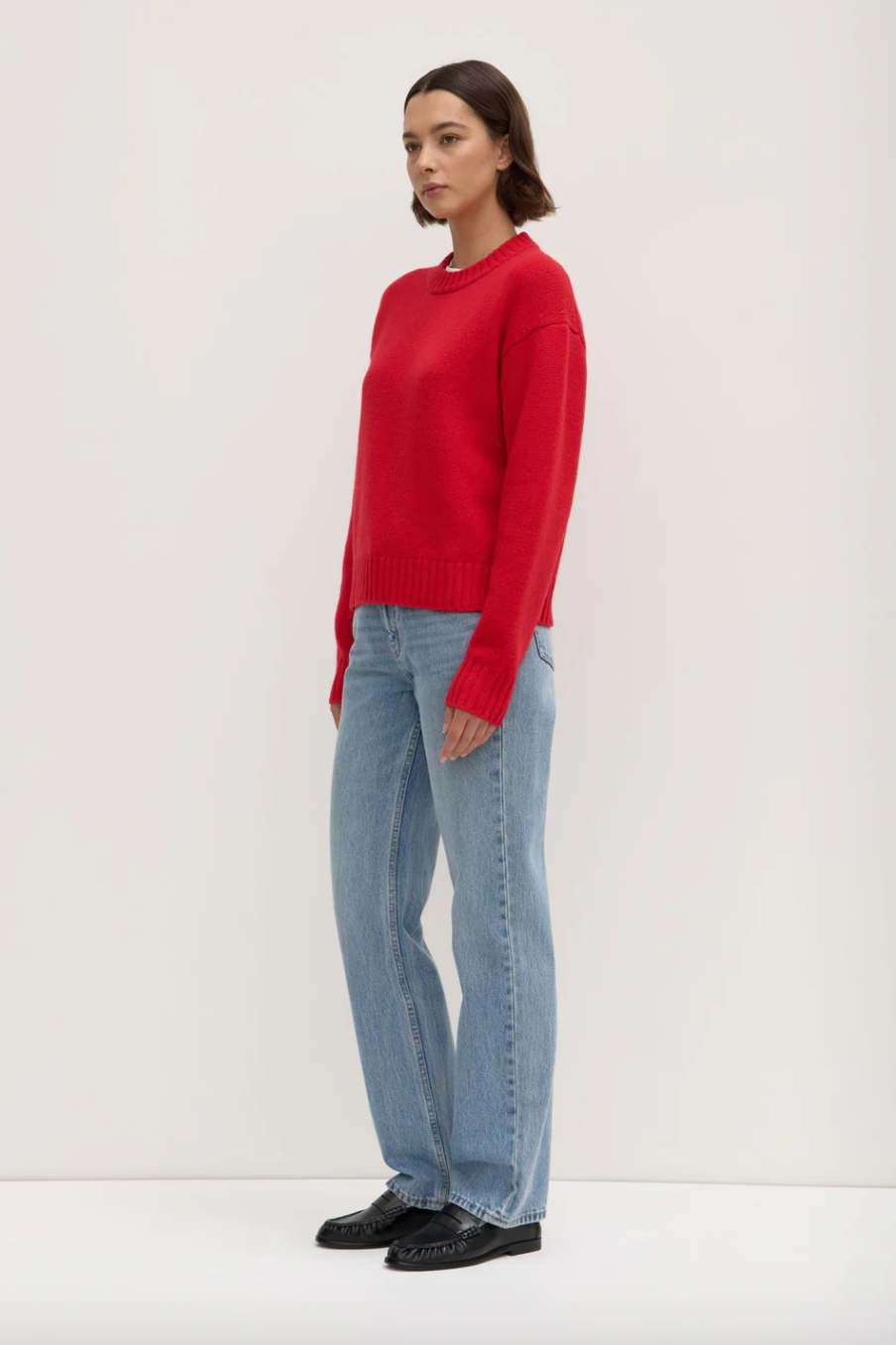 Beau Wool Merino Knit - Goji