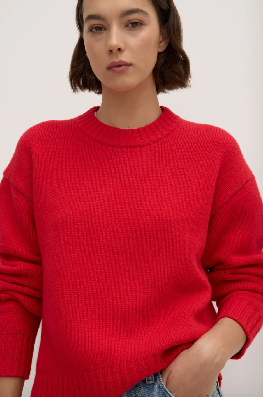 Beau Wool Merino Knit - Goji