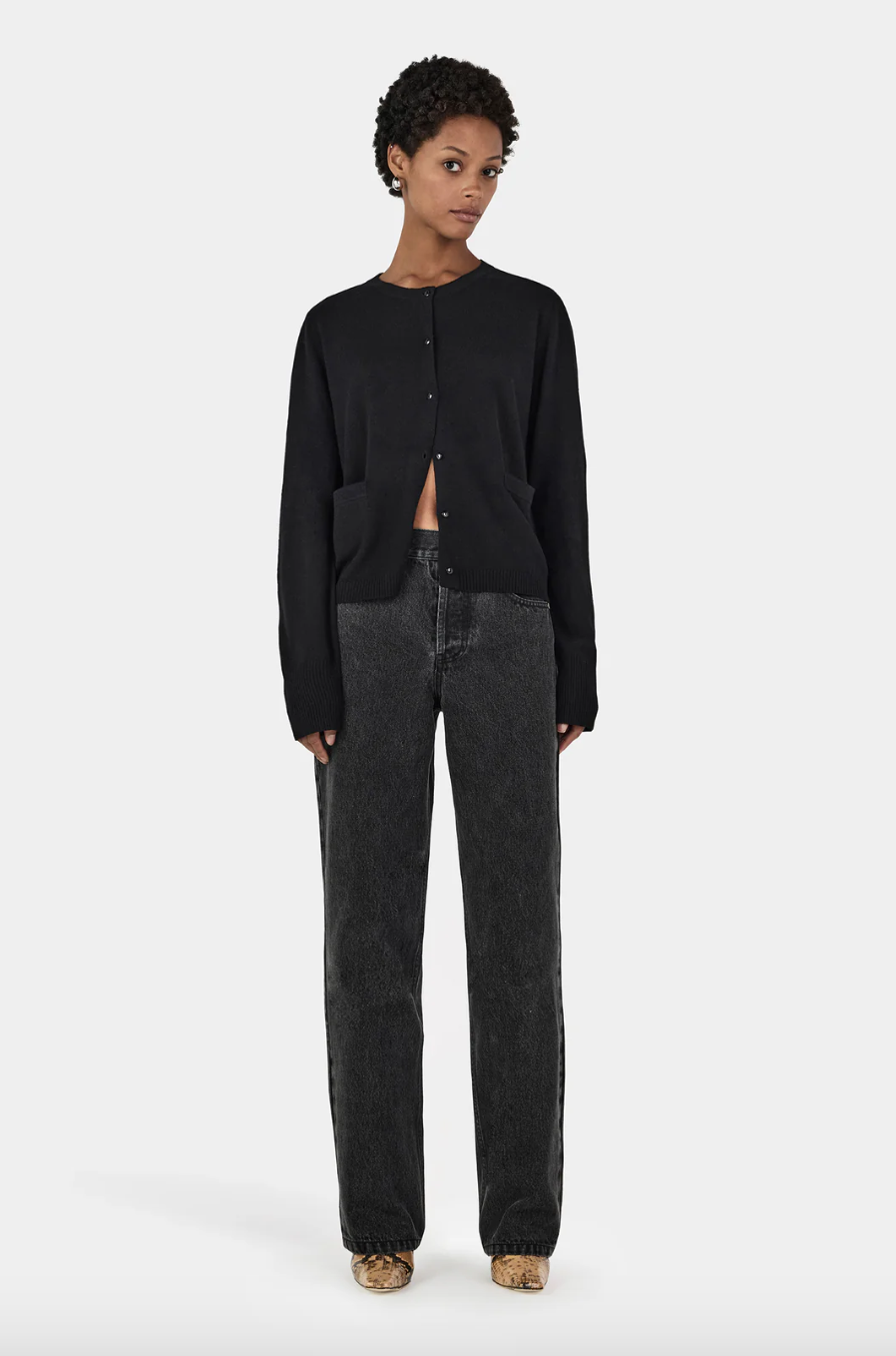 Dolly Cashmere Cardigan - Black