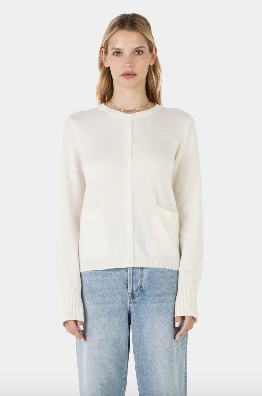 Dolly Cashmere Cardigan - Ivory