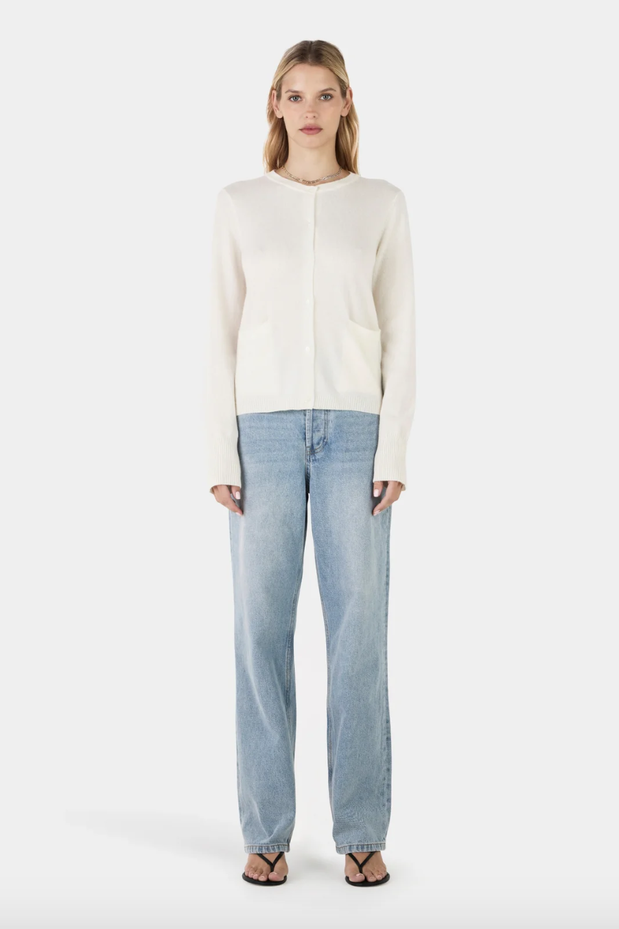 Dolly Cashmere Cardigan - Ivory