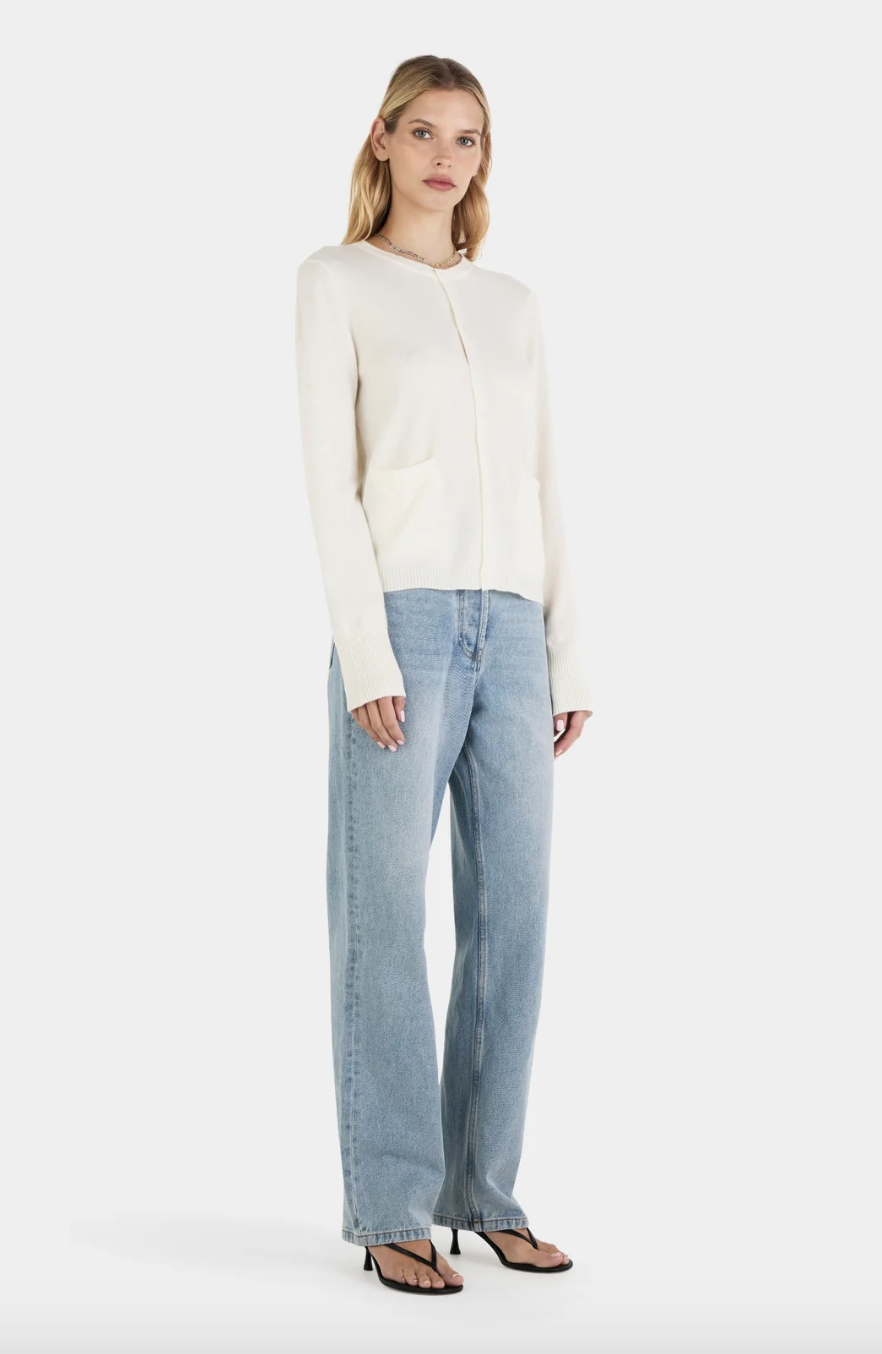 Dolly Cashmere Cardigan - Ivory