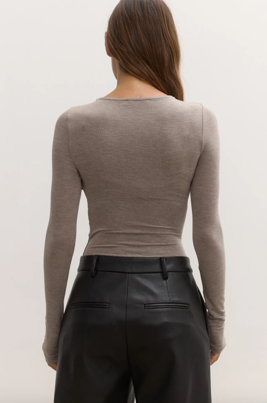Mila Bodysuit - Grey Marle