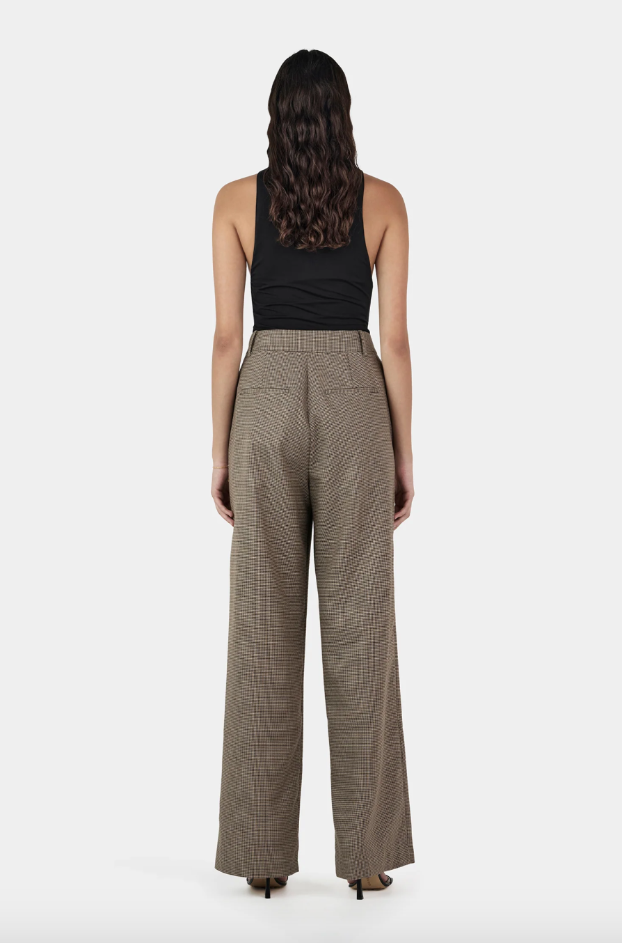 Hamilton Suit Pant - Chestnut Check