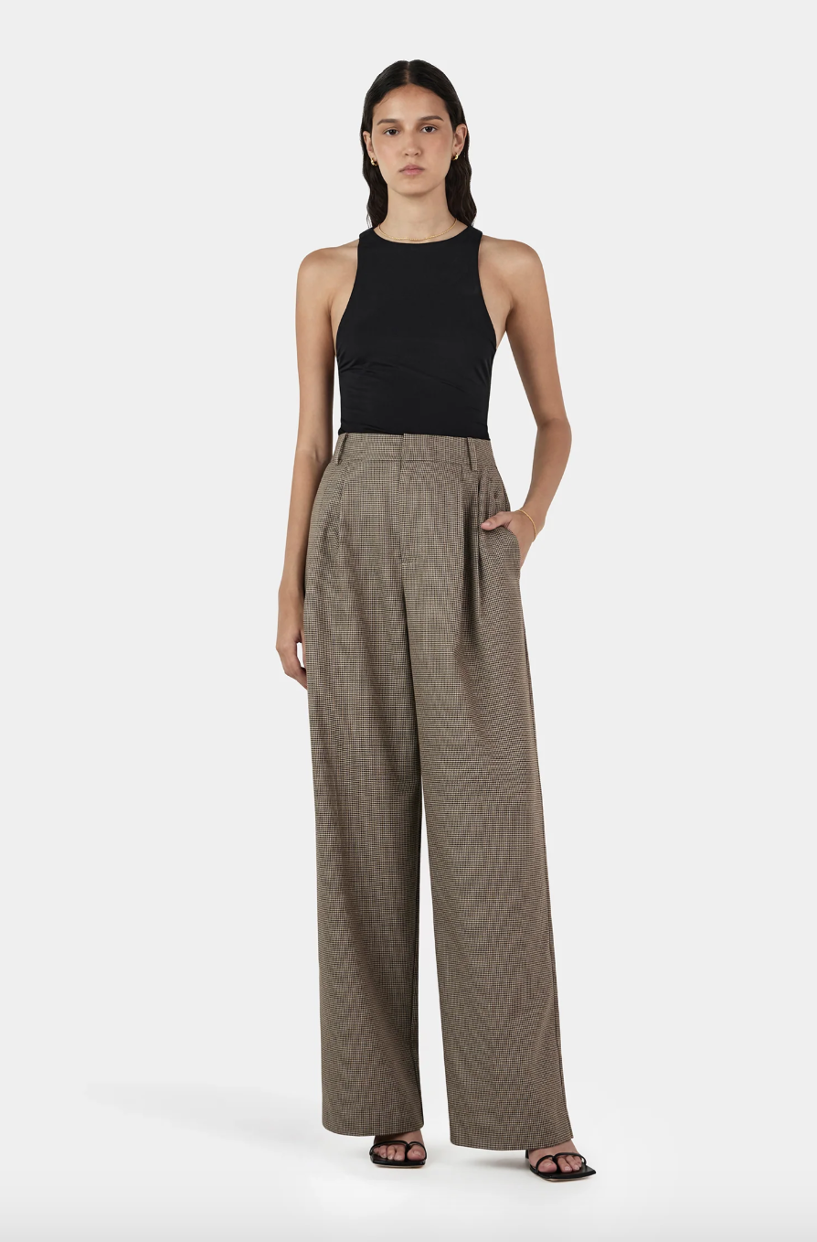 Hamilton Suit Pant - Chestnut Check