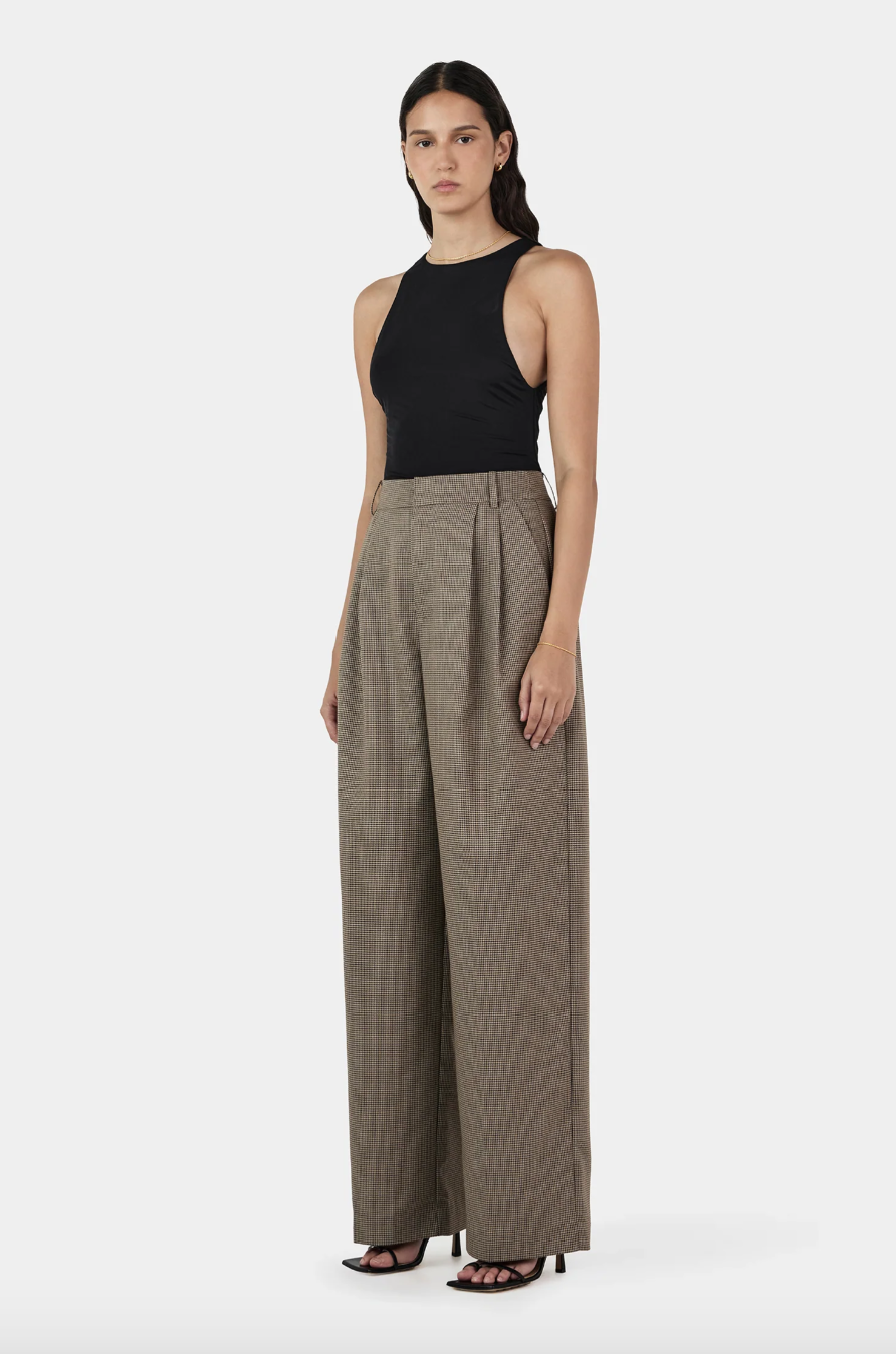Hamilton Suit Pant - Chestnut Check