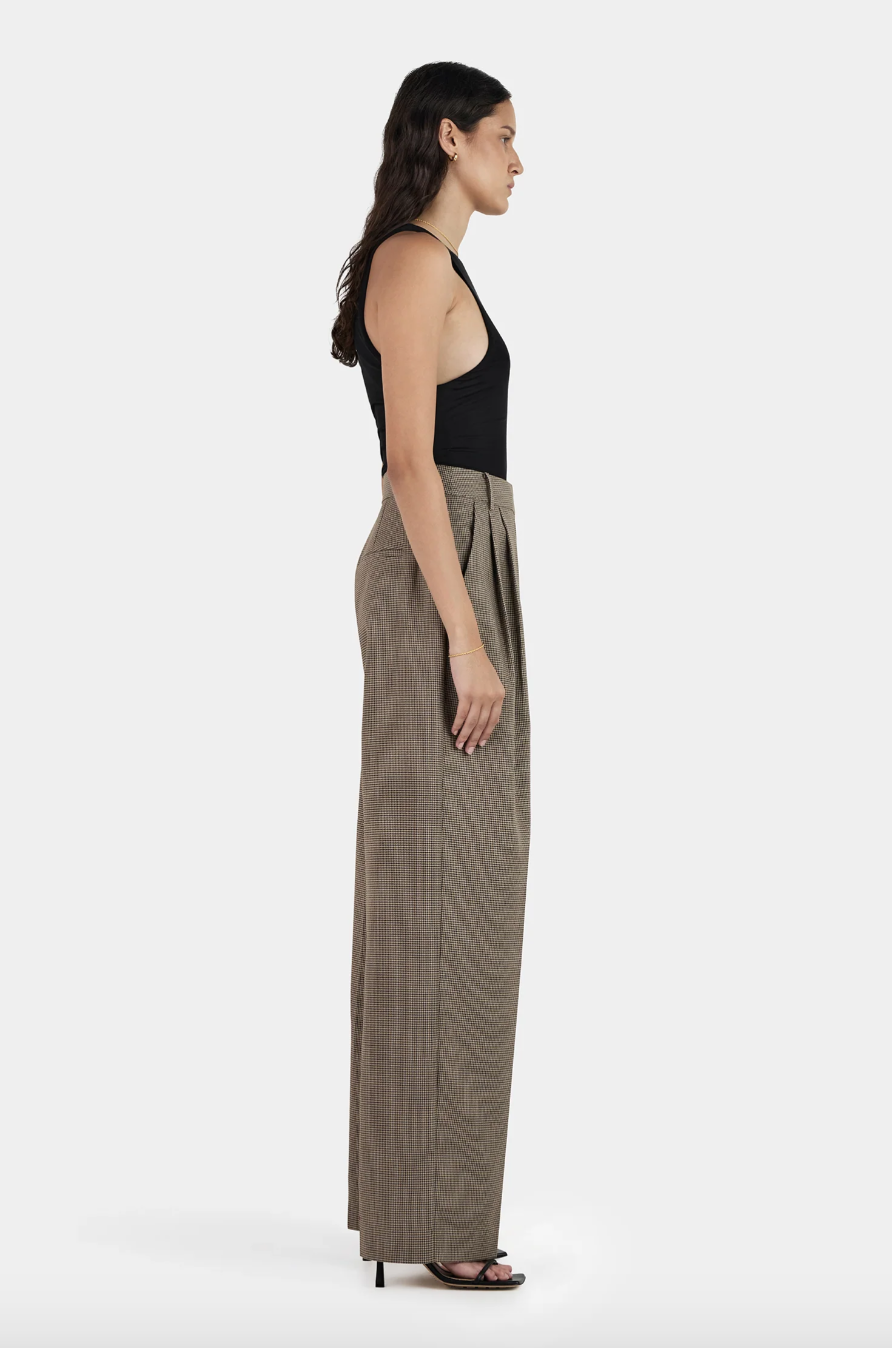 Hamilton Suit Pant - Chestnut Check