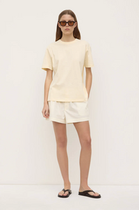 Womens Organic Base Tee - Butter