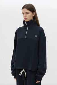 Zylus Sweater - Navy/White