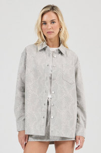 Drift Oversized Denim Shirt - Python