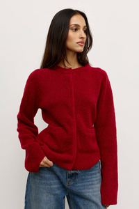 Beatrice Cardigan - Red