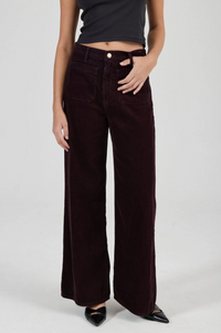 Relaxed Sailor Long Cord - Dark Cherry