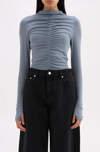 Marti Mesh Top - Nickel