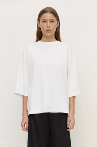 Max Cotton Oversized Tee - White