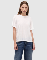 Lou Tissue Tee - White