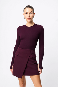 The Brooklyn Top - Cherry Lacquer