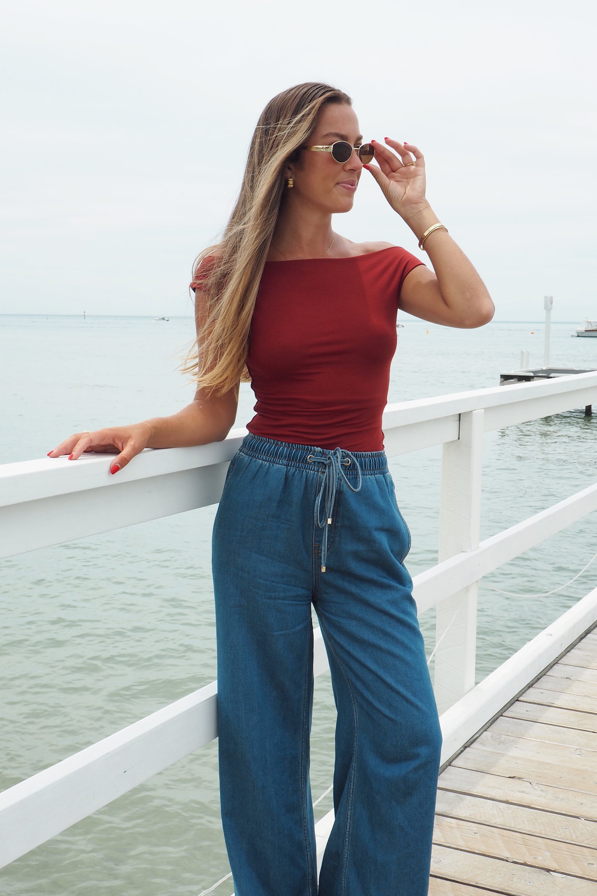 Everly Top - Cherry