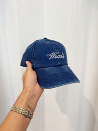 Woods Cursive Cap - Vintage Navy