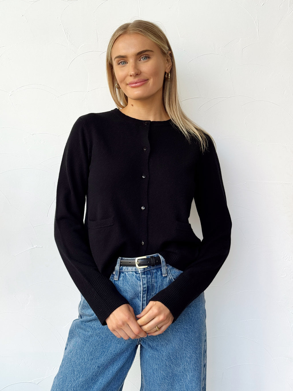 Dolly Cashmere Cardigan - Black