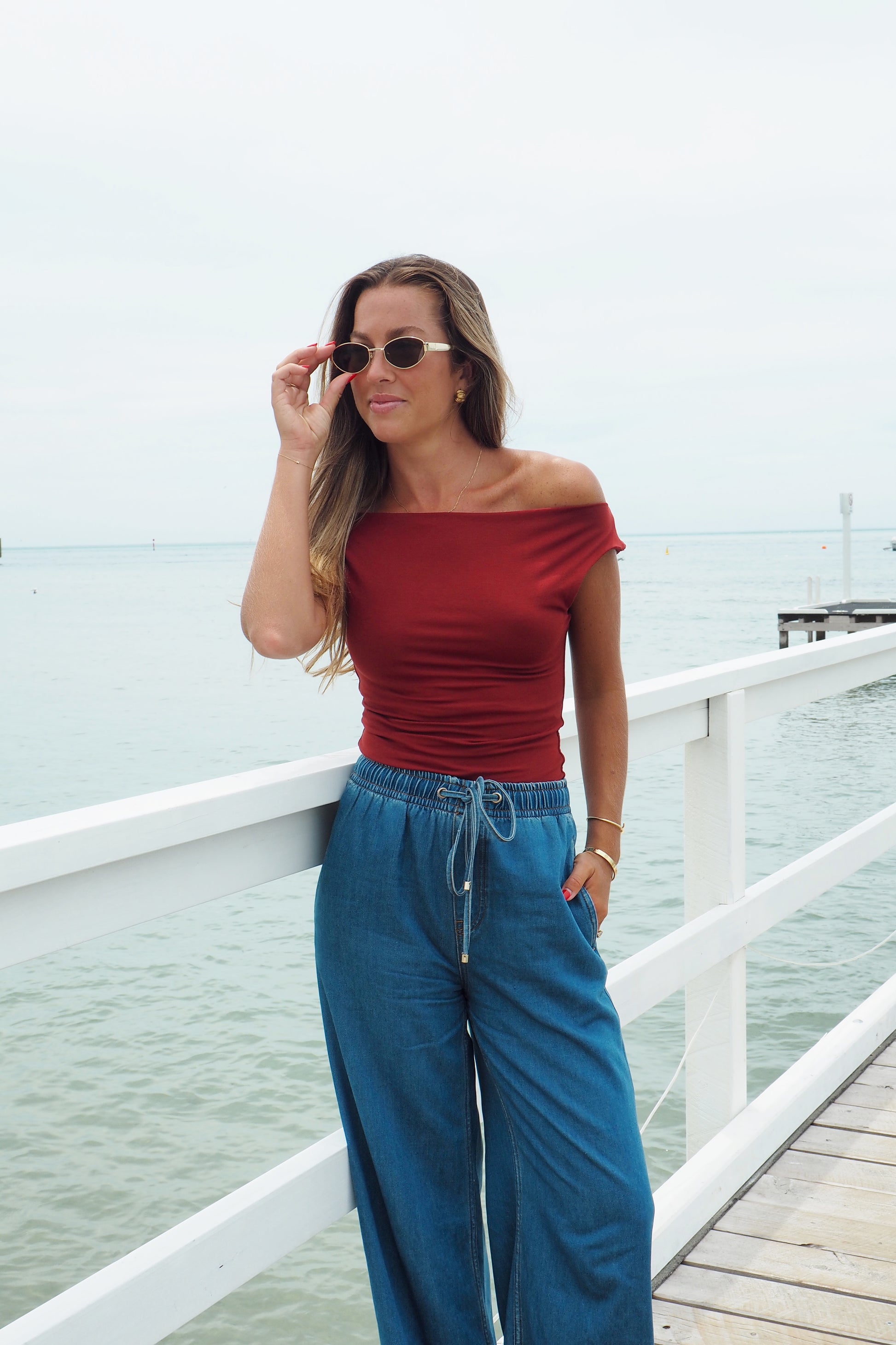Everly Top - Cherry