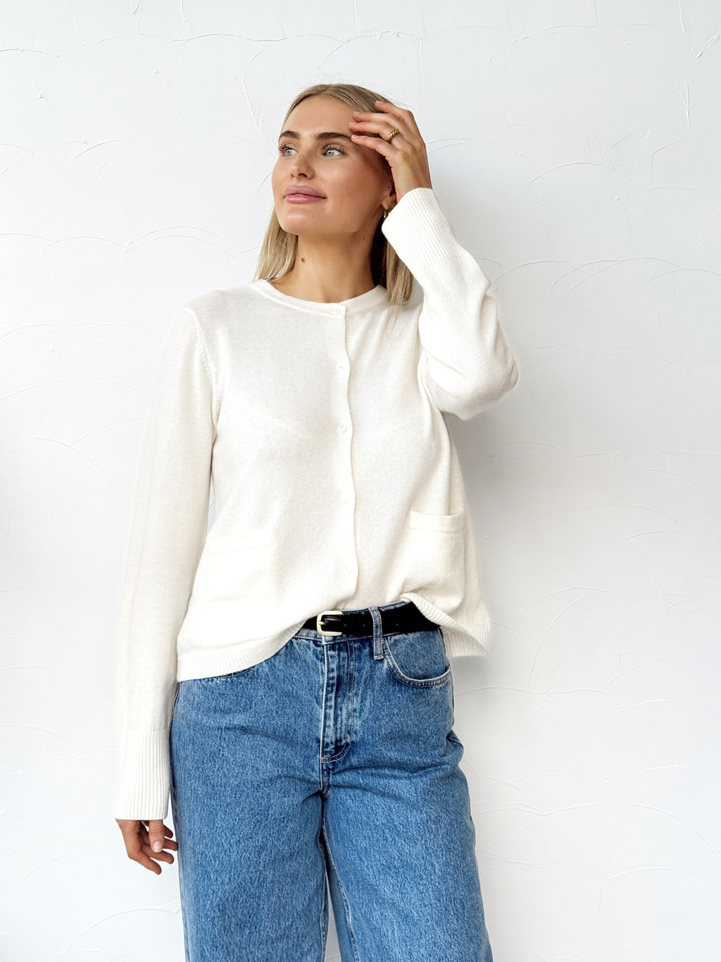 Dolly Cashmere Cardigan - Ivory