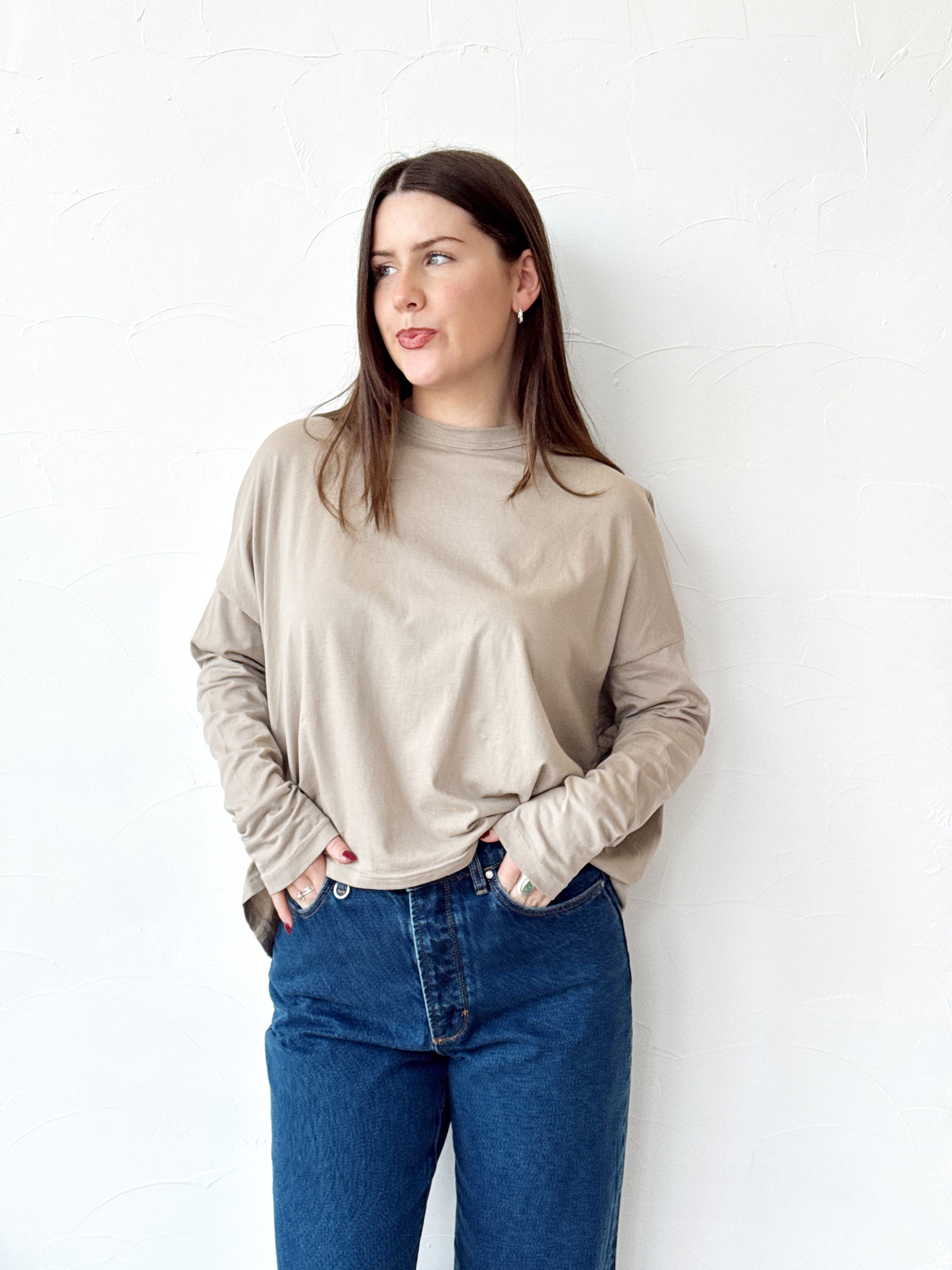Circle L/S T.Shirt - Birch