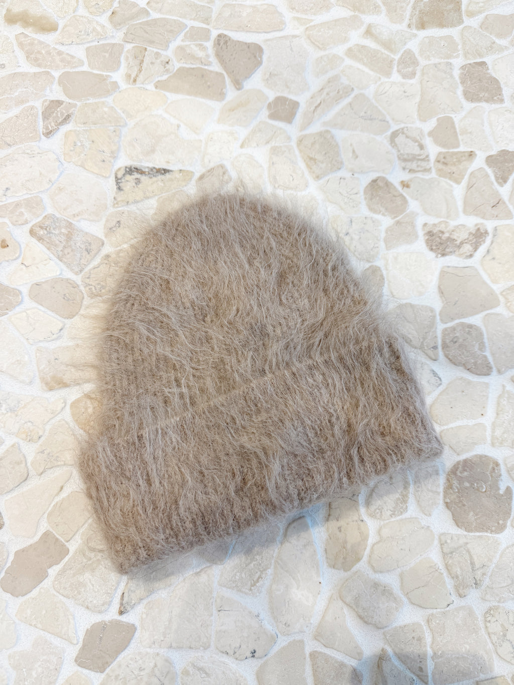 Mohair Beanie - Oat