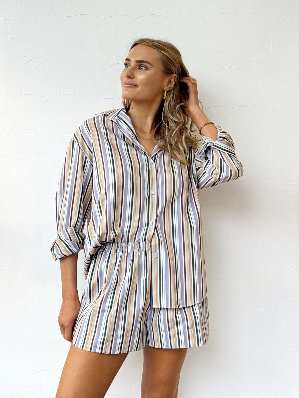 En Vau Oversized Shirt - Sifnos Stripe