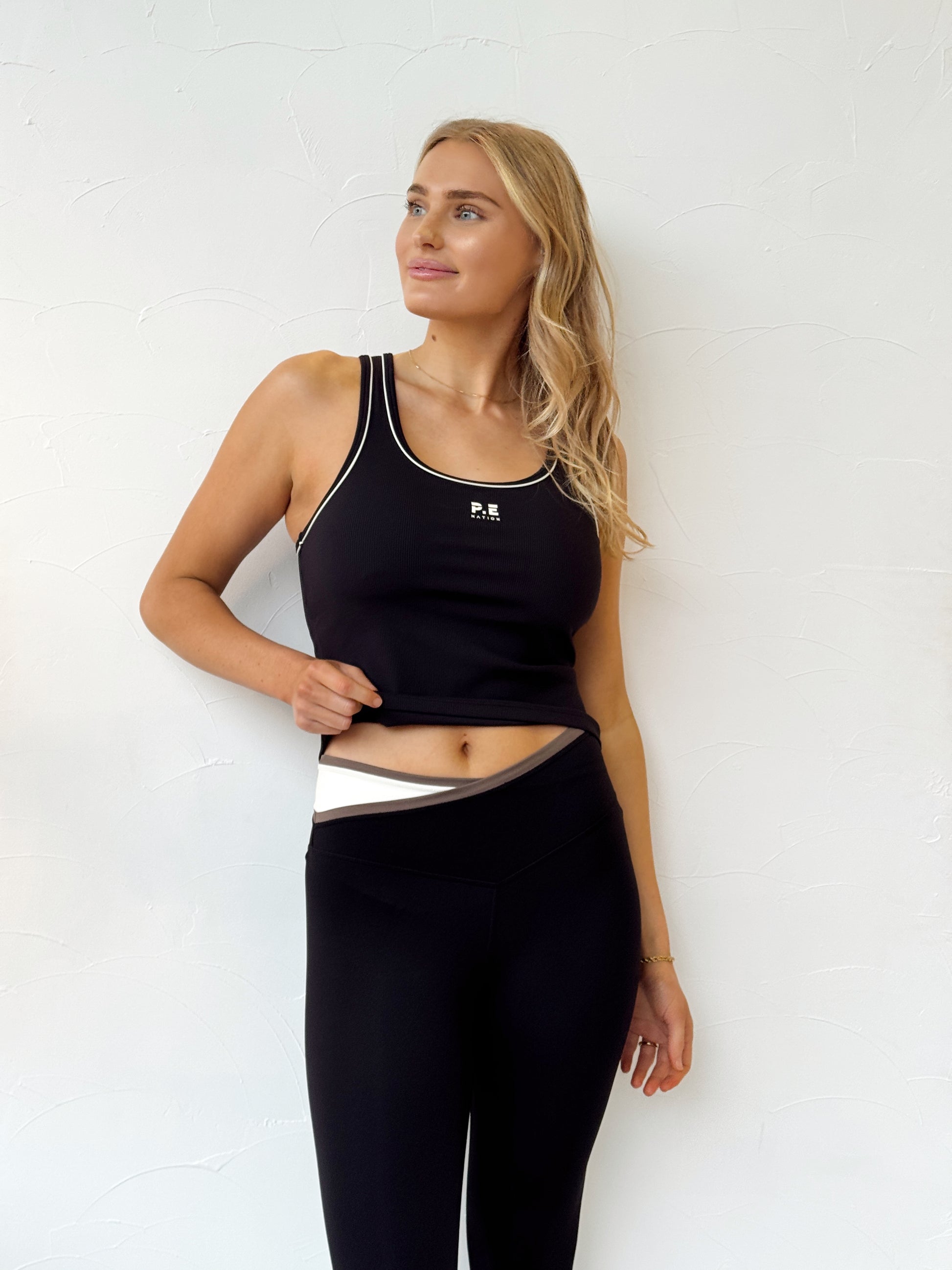 Status Full Length Legging - Black/Walnut