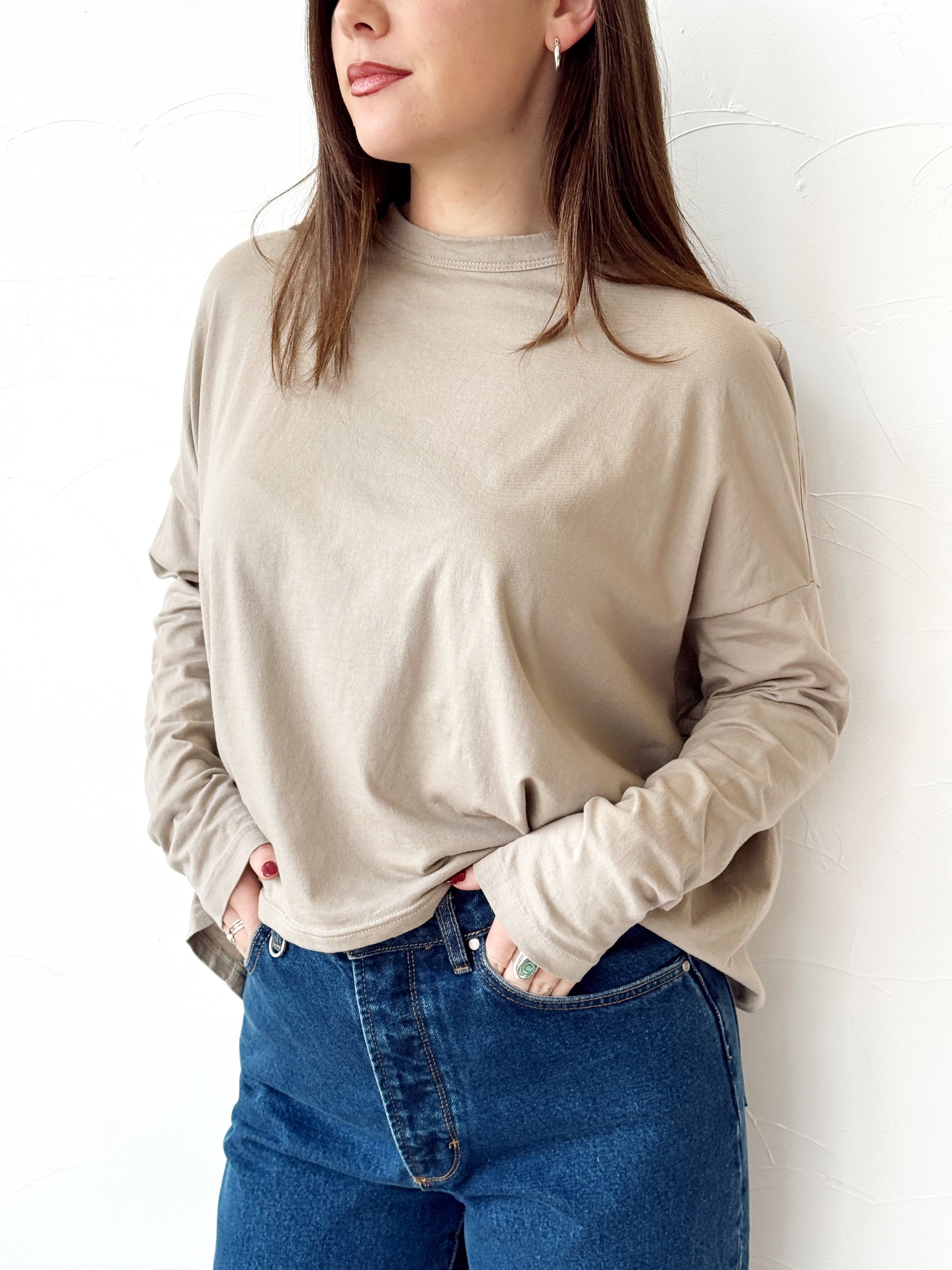 Circle L/S T.Shirt - Birch