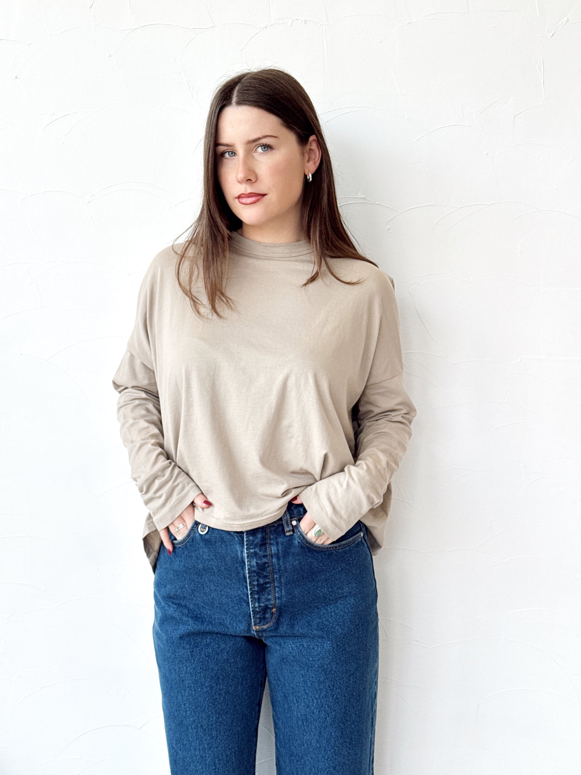 Circle L/S T.Shirt - Birch