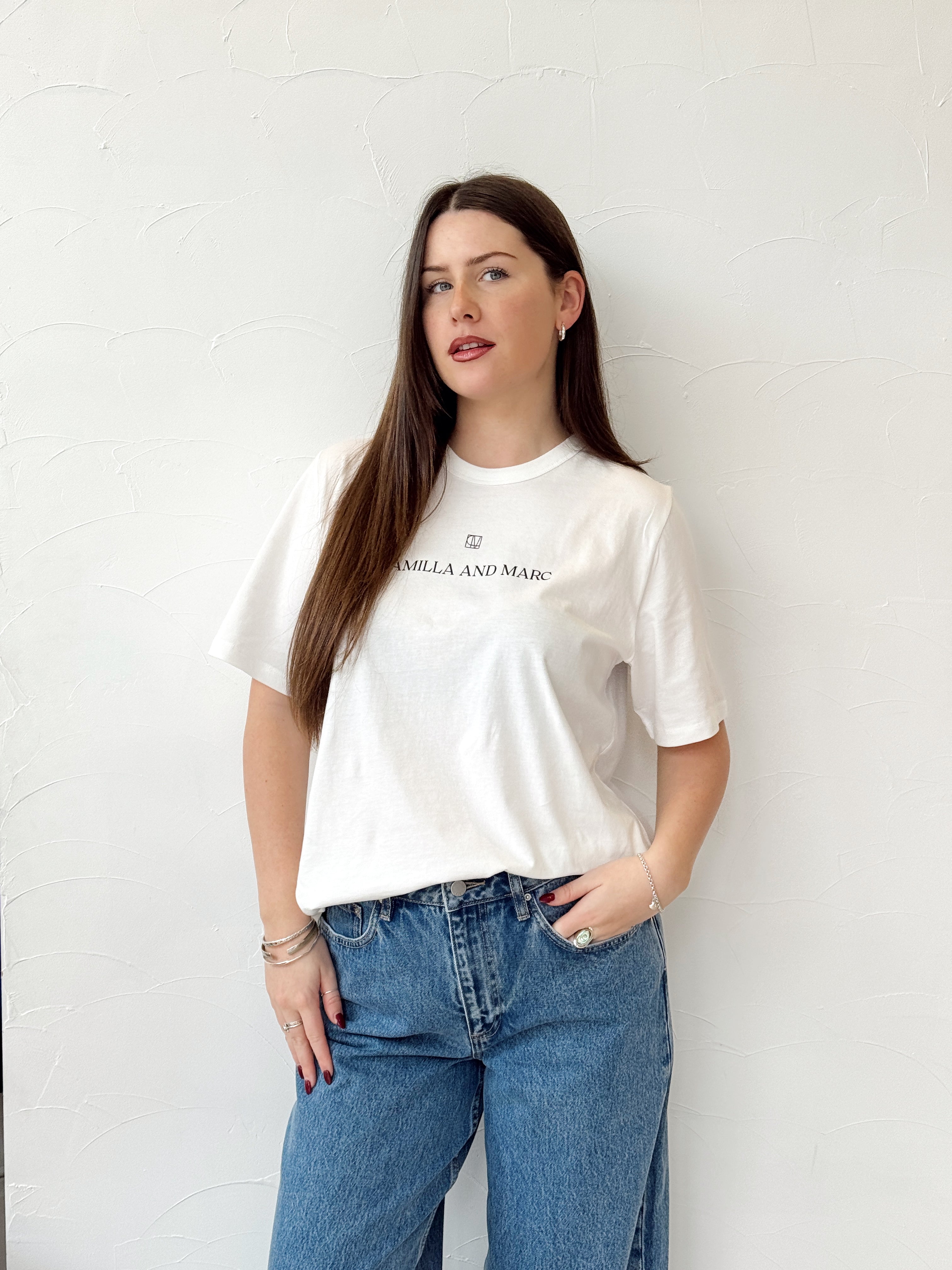 Tシャツ・カットソー camilla and marc C&m Camilla and Marc Alva Graphic Tee | David Jones