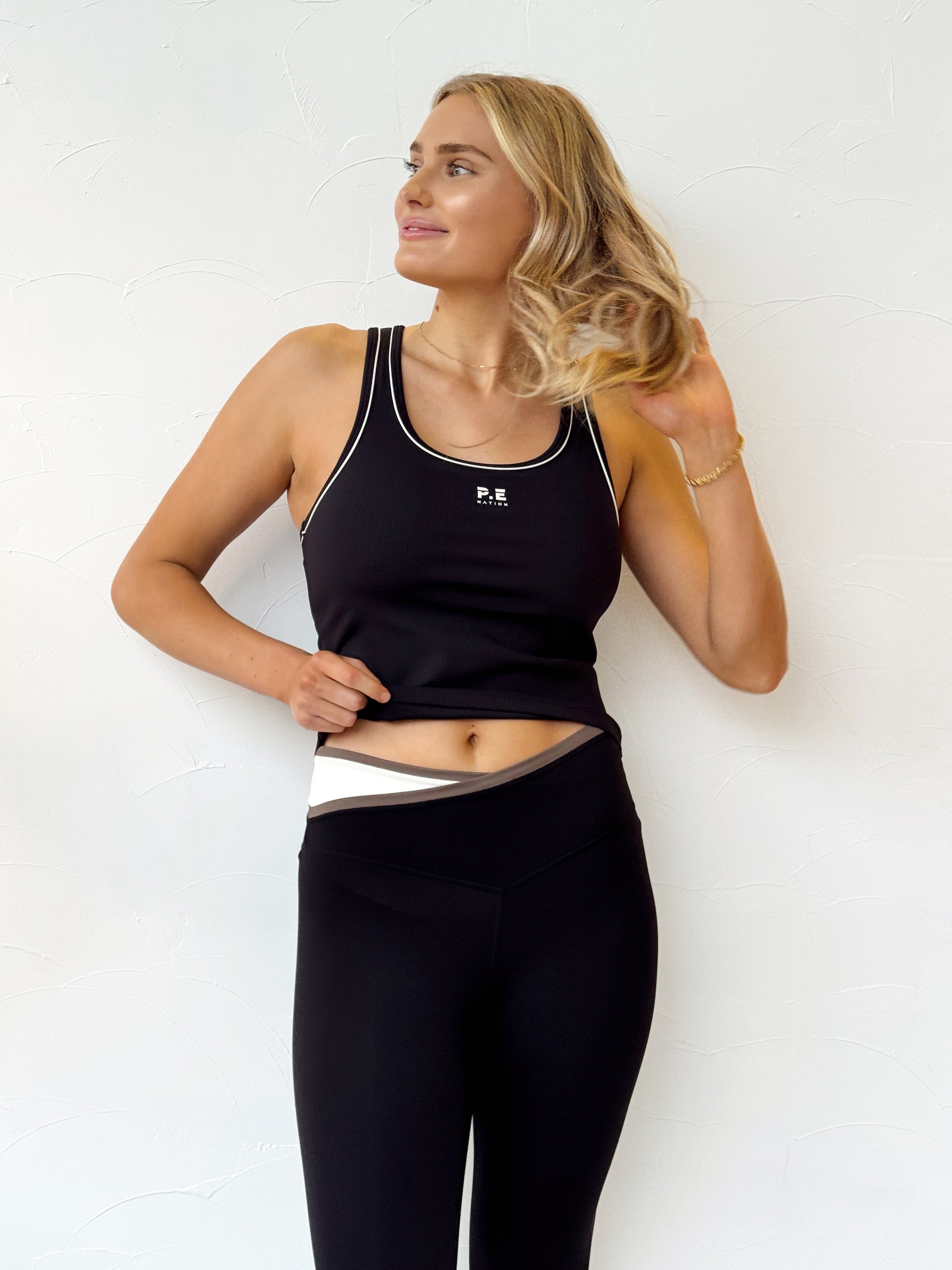 Status Full Length Legging - Black/Walnut