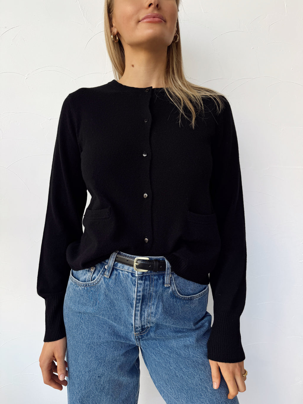 Dolly Cashmere Cardigan - Black