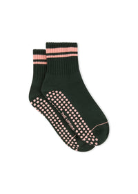 Tamara Grip Sock - Jungle Green