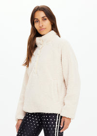 Harlow Fleece Pullover - Natural