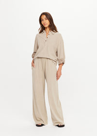 Soho Tokio Wide Leg Pant - Khaki