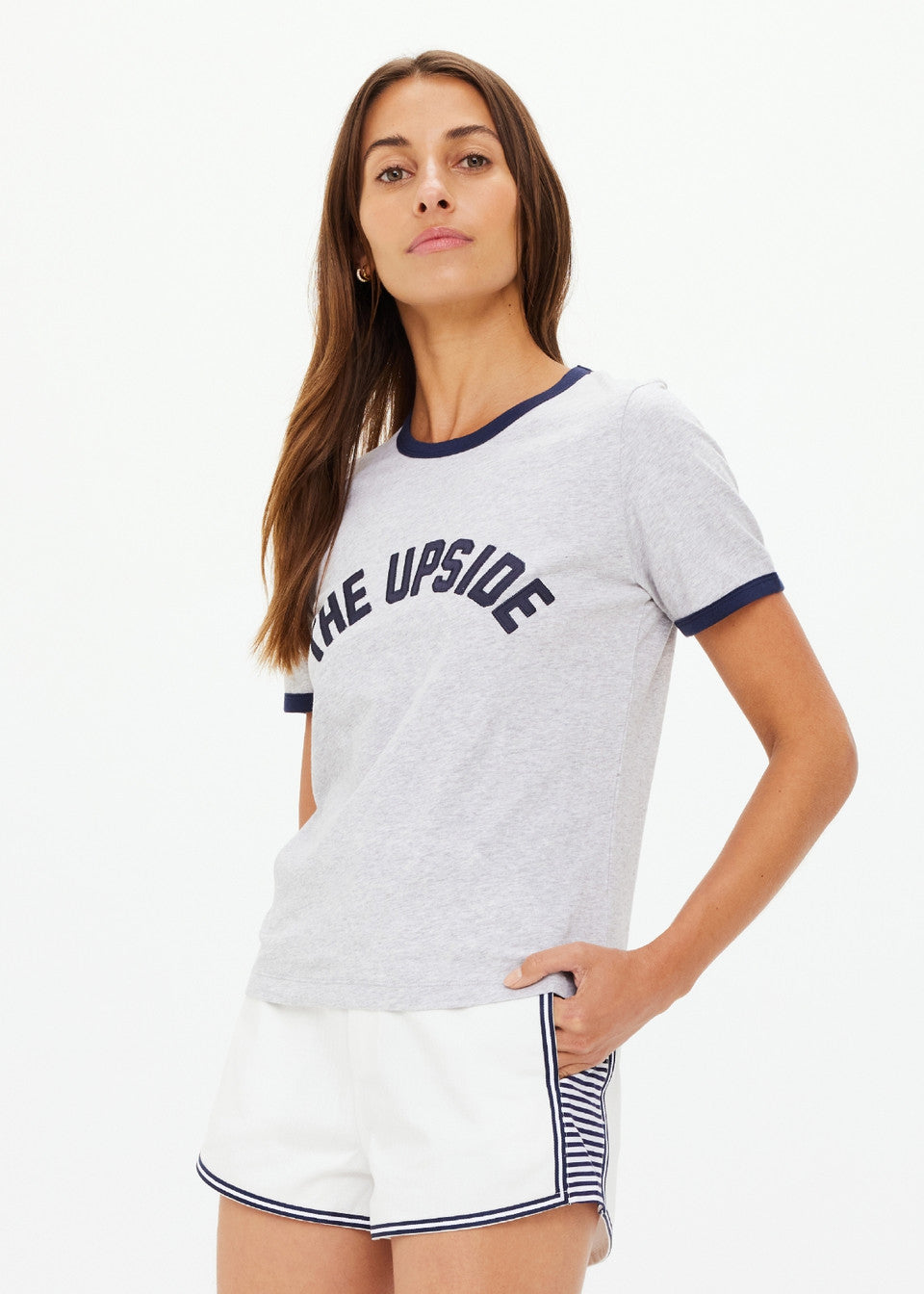 Jarama Joy Tee - Grey Marle