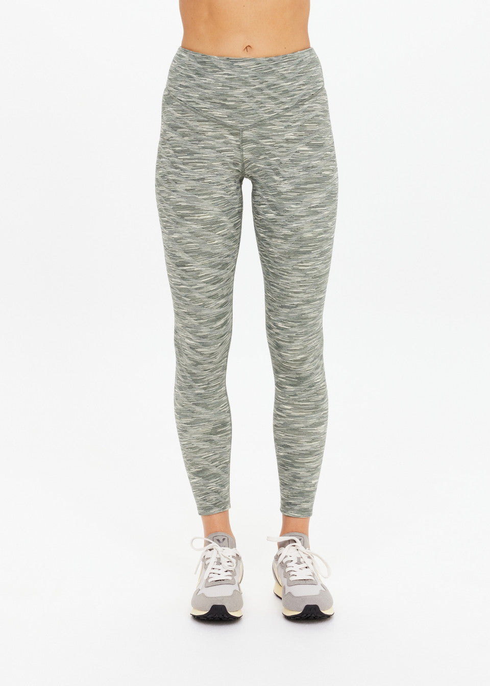 Reversible 25in High Midi Pant - Green Marle