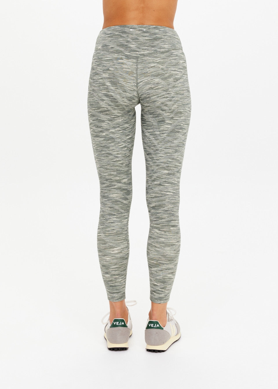 Reversible 25in High Midi Pant - Green Marle