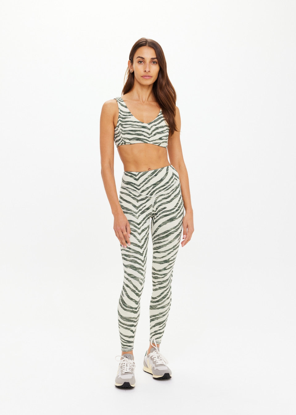 Reversible 25in High Midi Pant - Green Marle