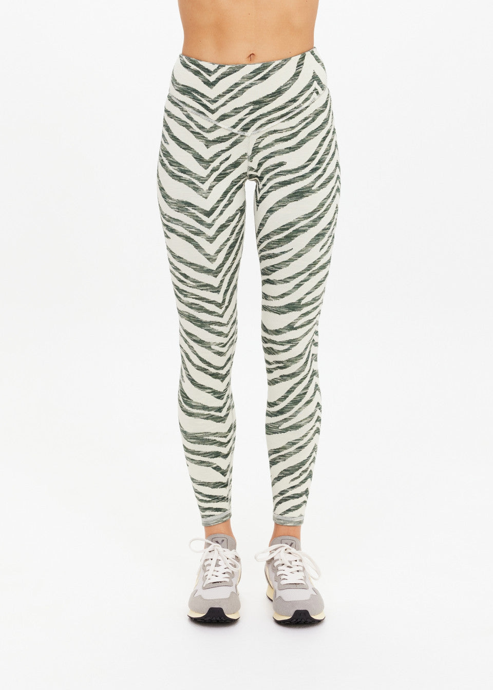 Reversible 25in High Midi Pant - Green Marle