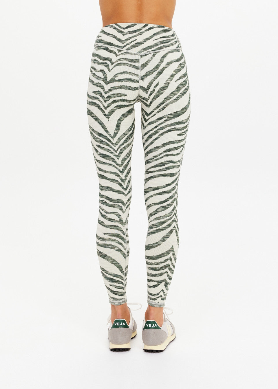 Reversible 25in High Midi Pant - Green Marle